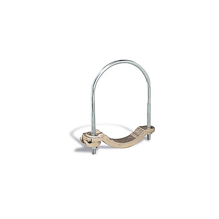 Abb WATERPIPE GROUND CLAMP, FOR WIRE RANGE 4 - 4/0, WATER PIPE SIZE 3905BU